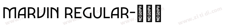 Marvin Regular字体转换